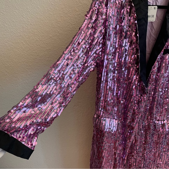 NWT Free People Purple Ella Sequin Duster - Picture 10 of 10
